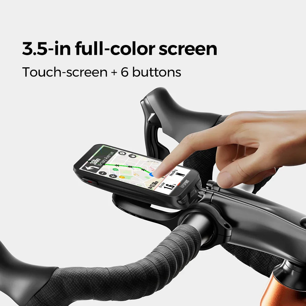 Ciclocomputador GPS iGPSPORT iGS800 Sensores 3.5 Pantalla